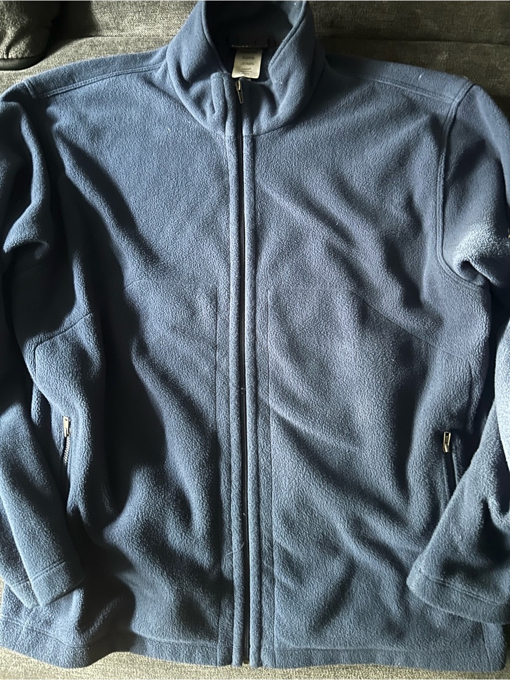 Patagonia Men's Full-Zip Fleece Jacket - Navy Blue